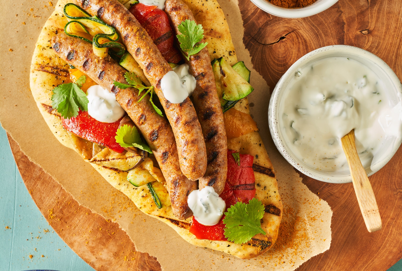 recept flatbread met lamsmerquez