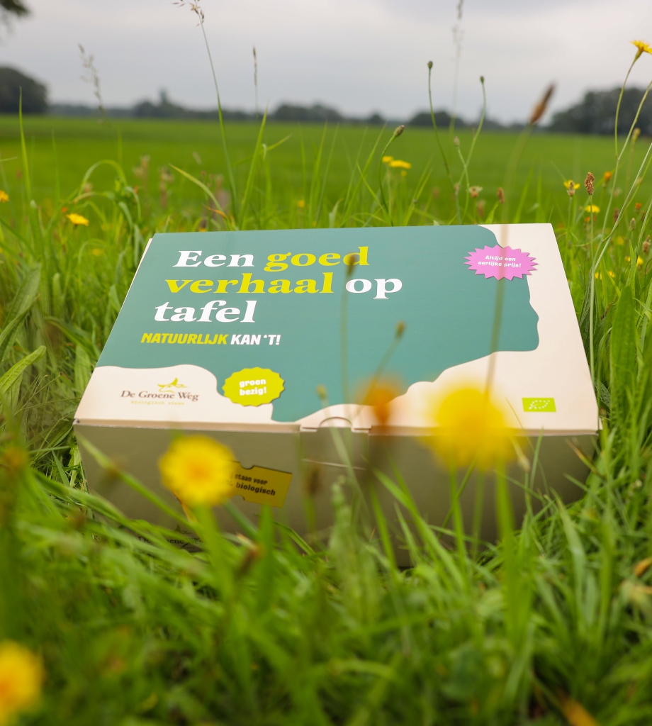 De Groene Weg Goed Verhaal Box in weiland